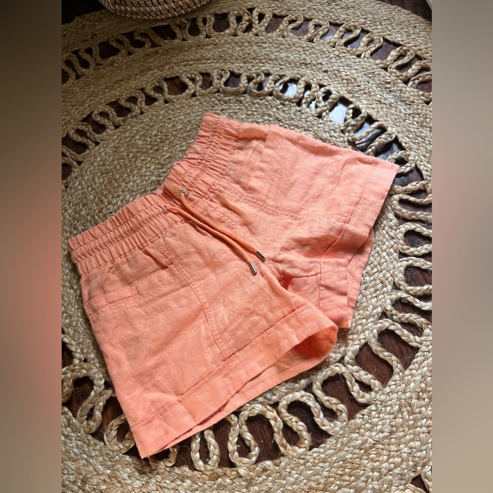 Athleta linen Cabo linen shorts